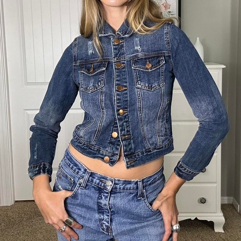 Refuge Blue Mini Denim Jacket - image 6